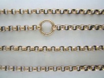 9ct Gold Long Victorian Chain