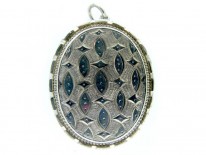 Butterfly & Bird Silver Locket