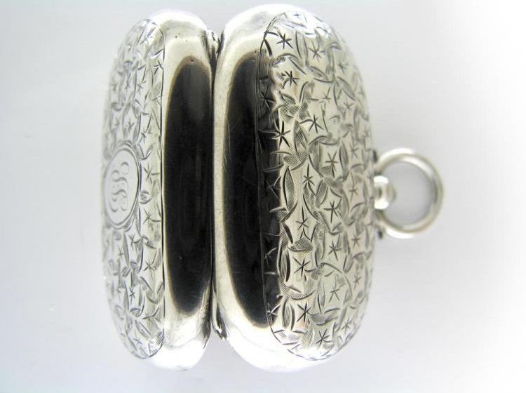 Engraved Silver Locket