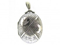 Silver Swallow & Butterfly Locket