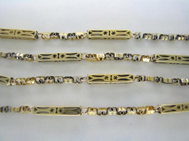 15ct Gold Georgian Chain