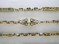15ct Gold Georgian Chain