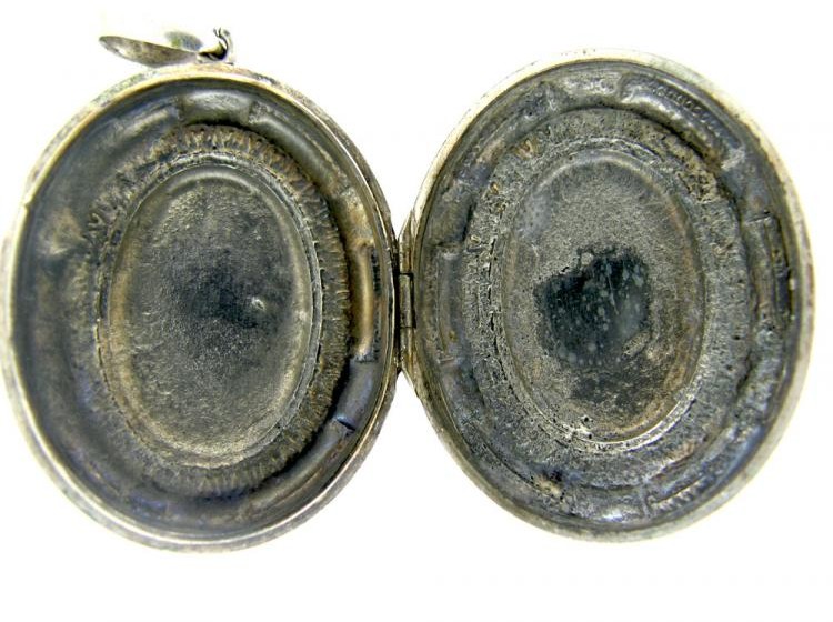 Oval Silver Locket