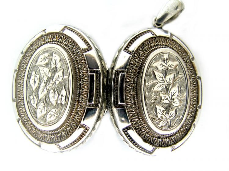 Oval Silver Locket