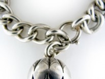 Curb Link Ball Bracelet