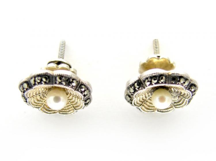 Theodor Fahrner Silver Earrings