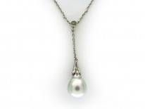 Pearl Diamond Pendant