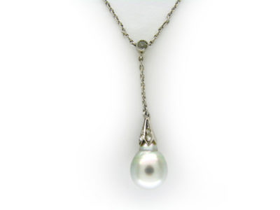 Pearl Diamond Pendant