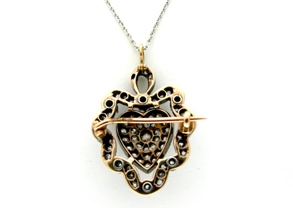 Diamond Pavé Heart Pendant