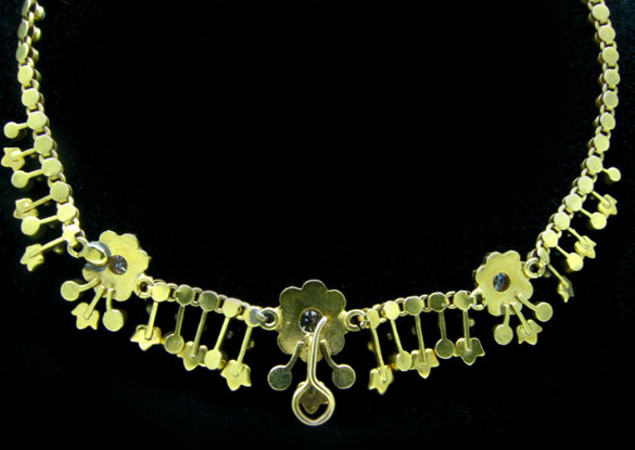 Split-Pearl & Diamond Necklace