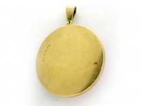 Coral Man in Moon Pendant