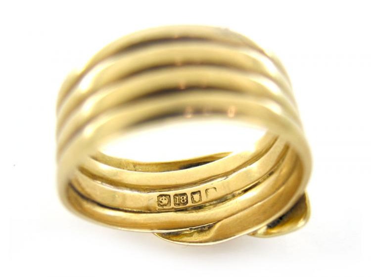 18ct Gold Victorian Snake Ring