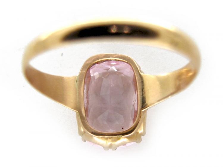 18ct Edwardian Morganite Ring