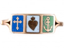 Georgian Faith, Hope & Charity Ring