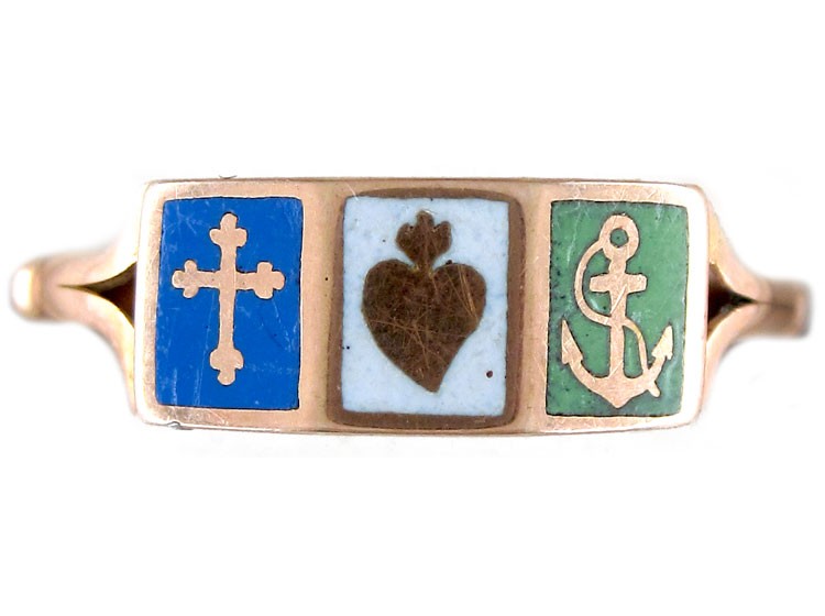 Georgian Faith, Hope & Charity Ring