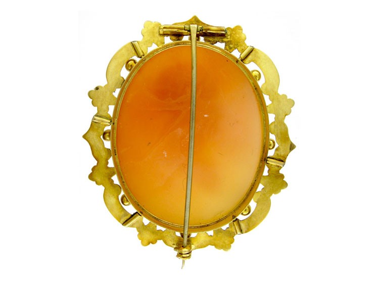 Shell Cameo of Man's Head