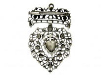 18th Century Rose Diamond Pendant