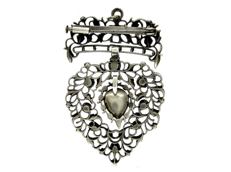 18th Century Rose Diamond Pendant