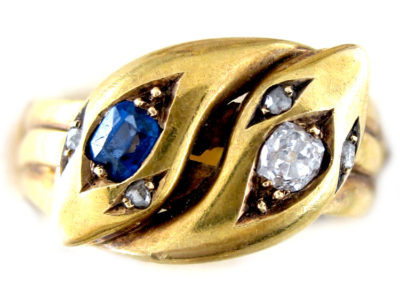 Sapphire & Diamond Snake Ring Sapphire & Diamond Snake Ring