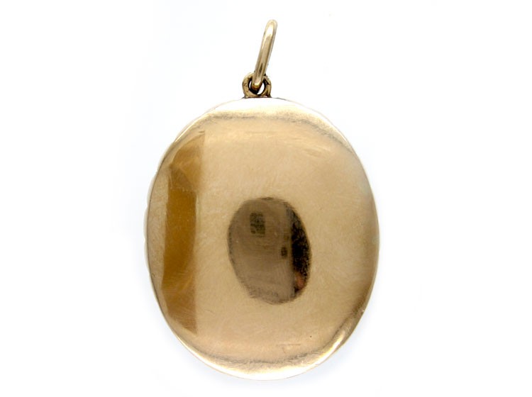 Georgian Miniature Enamel Pendant