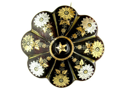Tortoiseshell Pique Brooch