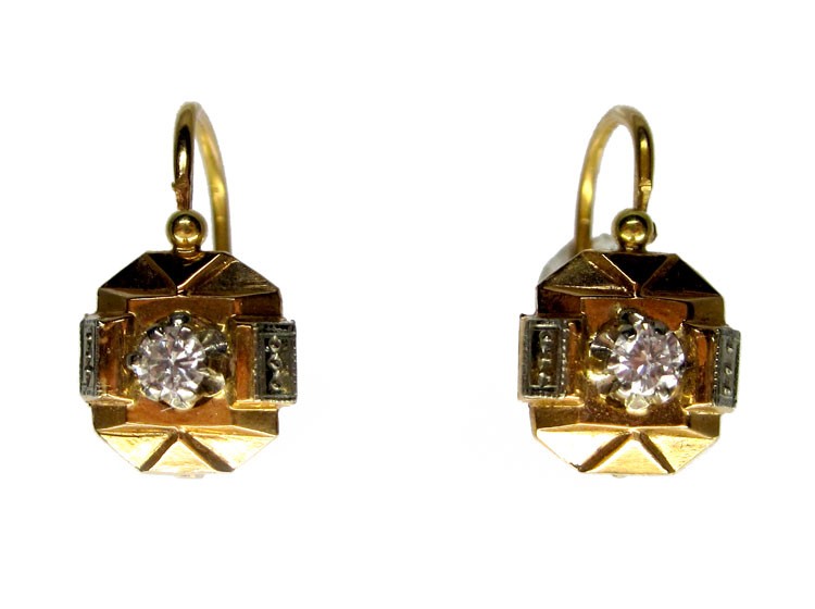18ct French Earrings