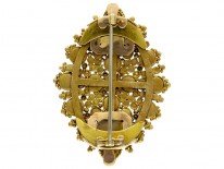Regency Ruby Diamond Brooch