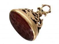 Georgian Carved Carnelian Intaglio Seal