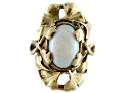 Art Nouveau Opal Ring