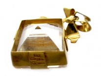 Rock Crystal Bow Pendant