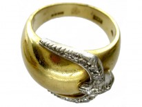 Diamond Buckle Ring