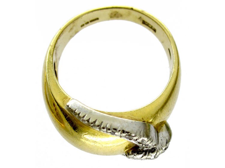 Diamond Buckle Ring