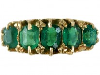 Emerald Five Stone Ring
