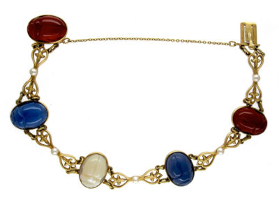 Egyptian Revival 15ct Bracelet