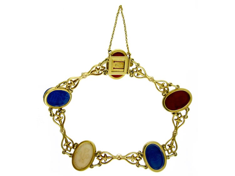 Egyptian Revival 15ct Bracelet