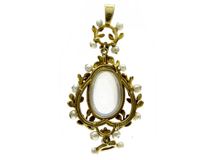 Liberty & Co. Art Nouveau Gold Pendant