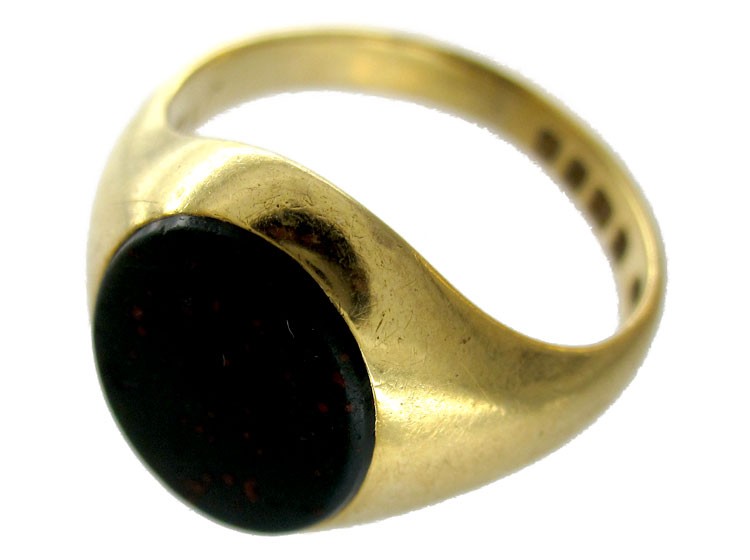 Bloodstone Signet Ring