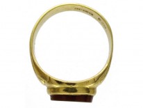 Carnelian 18ct Signet Ring
