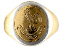 Platinum & 18ct Signet Ring