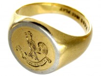 Platinum & 18ct Signet Ring