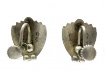 Georg Jensen Retro Silver Earrings