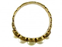 Georgian Natural Split Pearl Ring