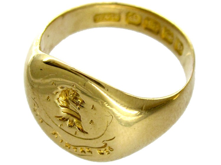 18ct Gold Signet Ring