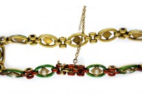 Jubilee Enamel 15ct Gold Bracelet