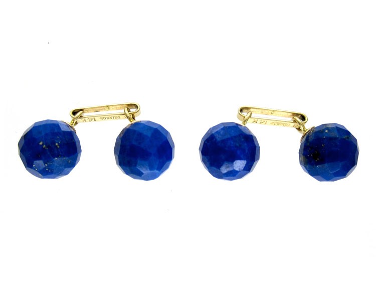 Lapis Cufflinks by Trianon