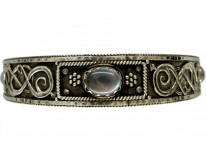 Early 20th Century Silver Celtic Design Armband attributed to the Artificer's guild