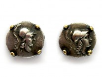 Bulgari Gold Coin Cufflinks