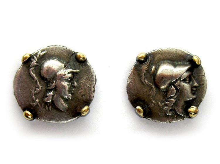 Bulgari Gold Coin Cufflinks