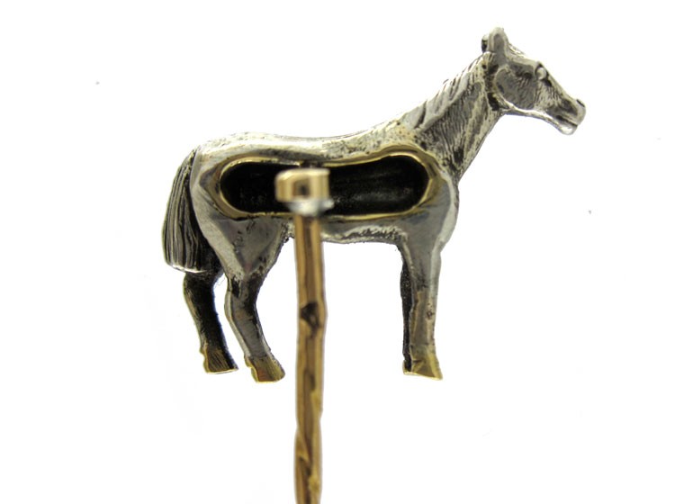 Diamond Horse Tie Pin