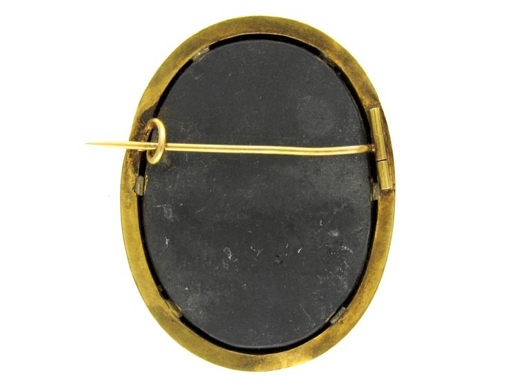 Pietra Dura Flower Brooch